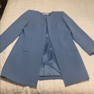 Elle Tahari Periwinkle Pea Coat/Blazer